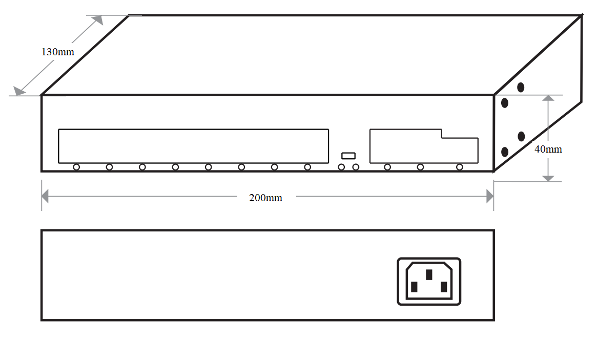 11-port Gigabit PoE switch, Gigabit PoE switch, PoE switch