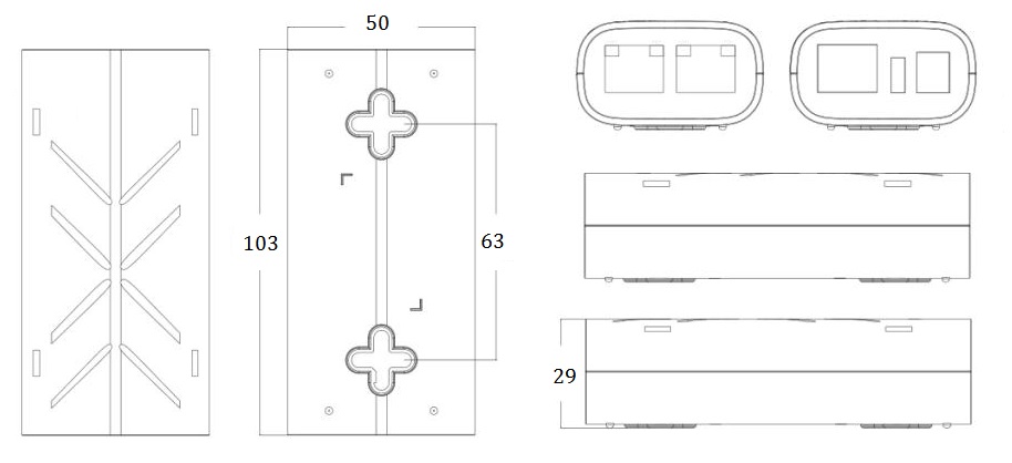 PoE extender, PoE extender 3 port