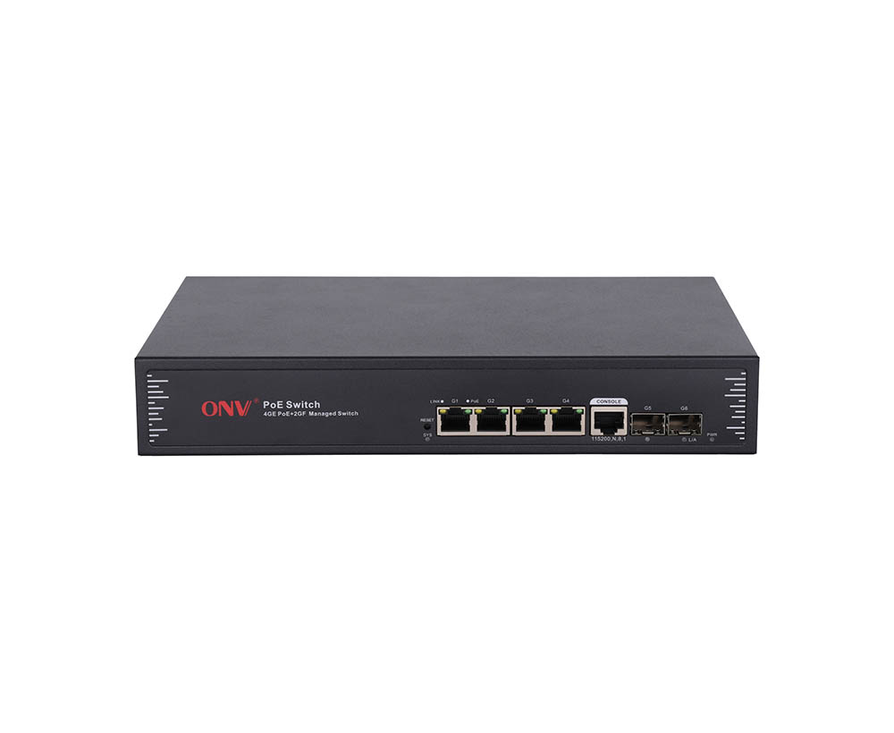 Gigabit 6-port L2+ managed PoE switch