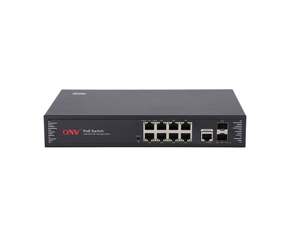 Gigabit 10-port L2+ managed PoE switch