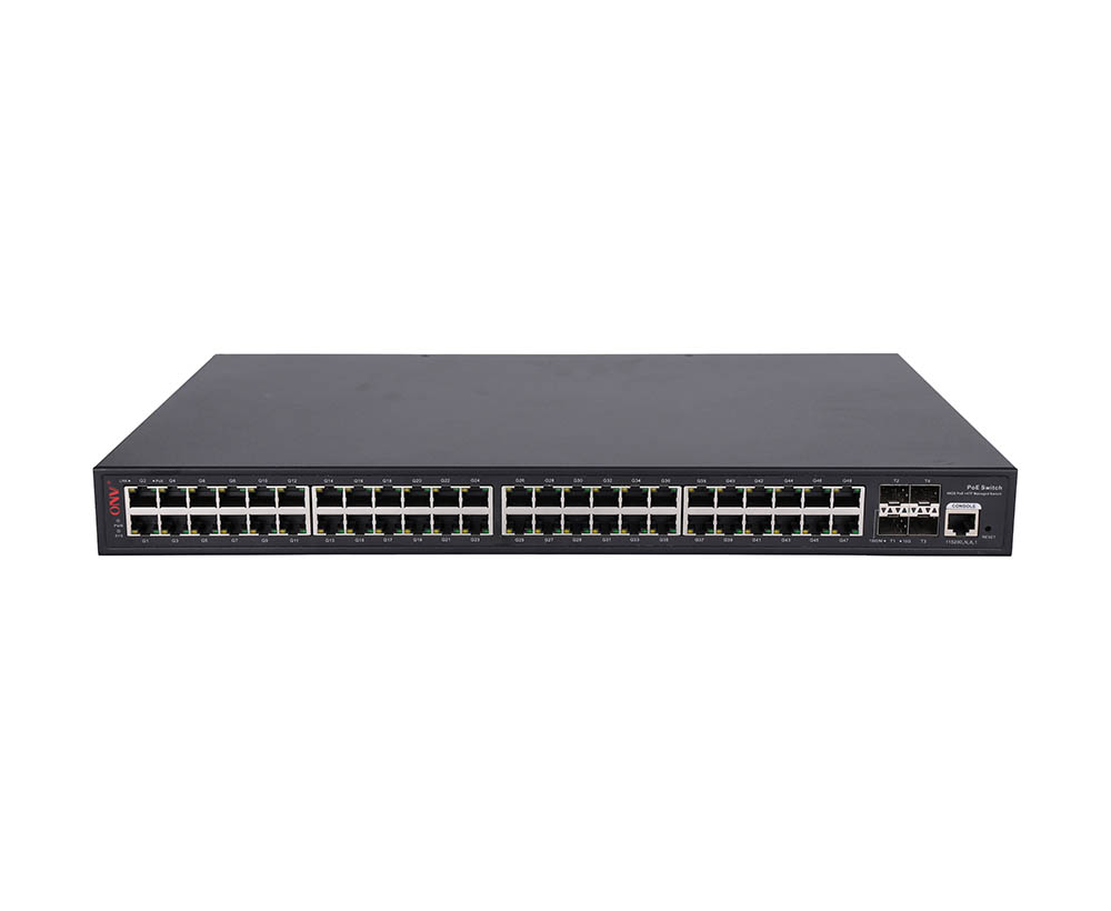 10G uplink 48-port L3 managed PoE switch