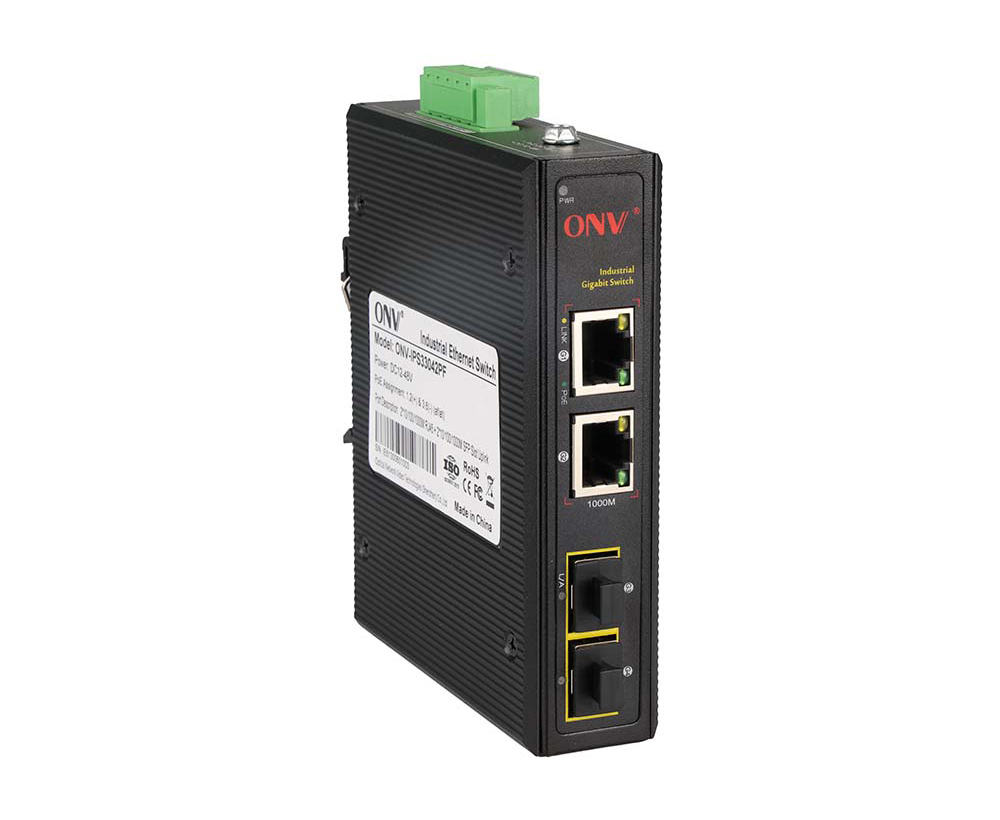 Gigabit 4-port industrial PoE switch