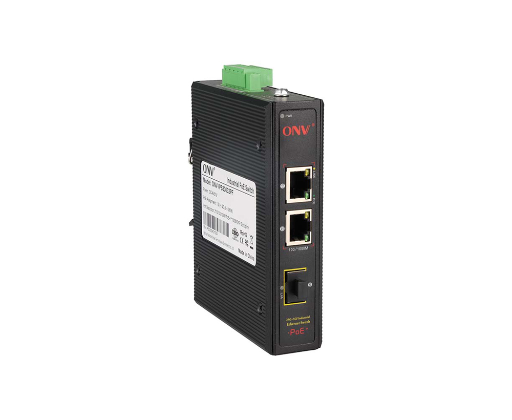 Gigabit 3-port industrial PoE switch