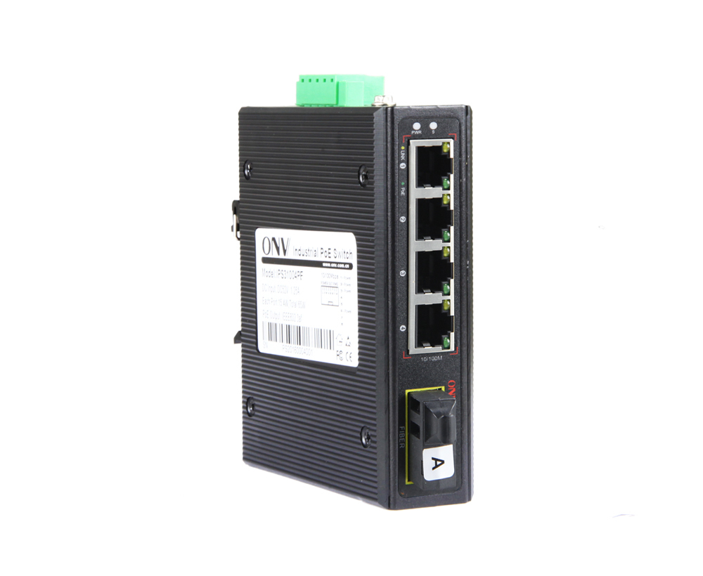 10/100M 5-port industrial BT PoE switch